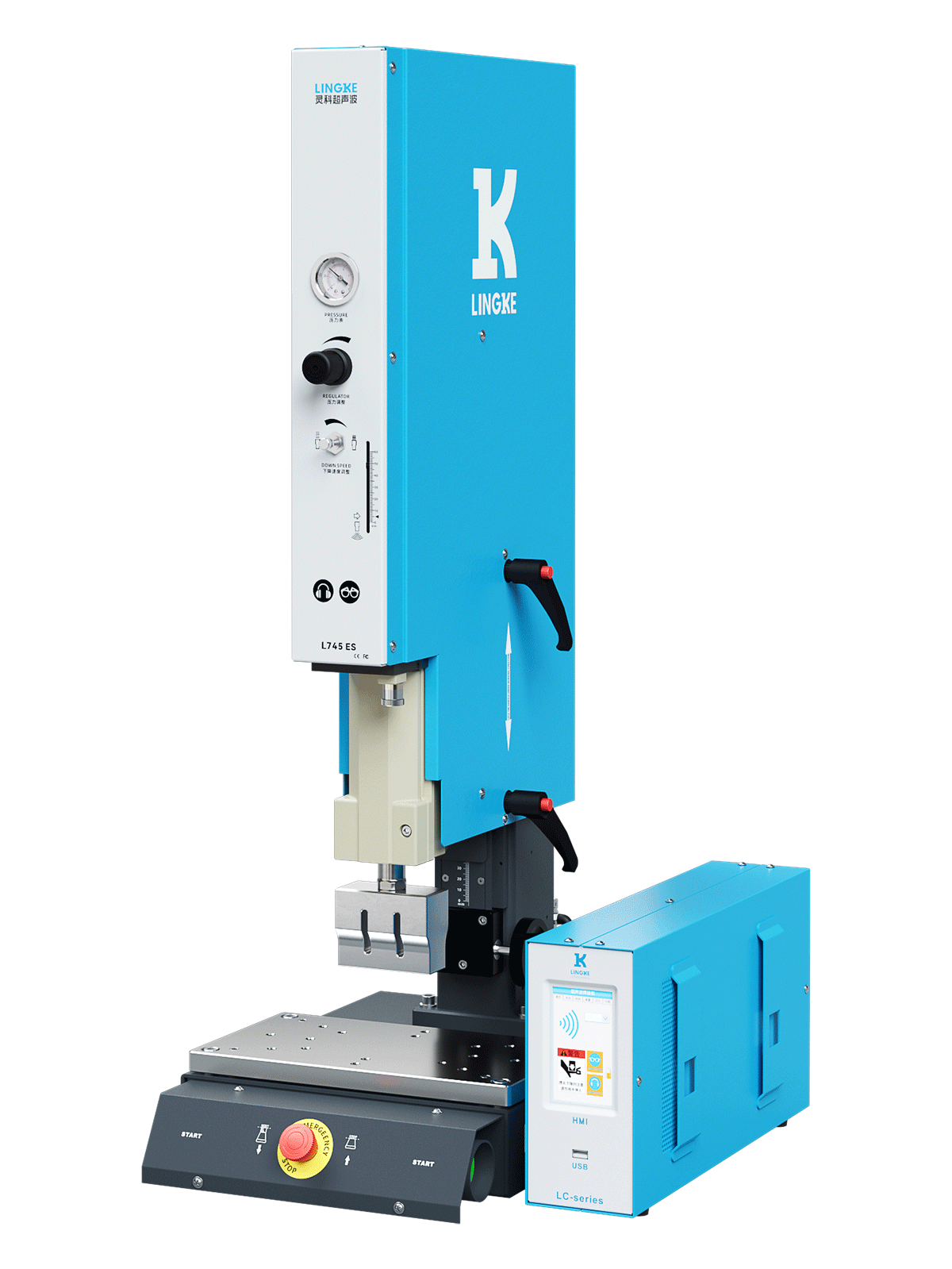 靈科超聲波塑料焊接機 30kHz-1200W L745 ES 數字 靈科超聲波塑料焊接機 30kHz-1200W L745 ES 數字